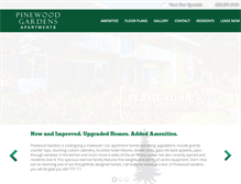 Tablet Screenshot of pinewoodgardens.com